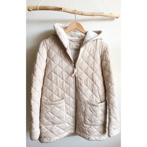 Anthropologie • Saturday Sunday • Quilted Hooded Jacket